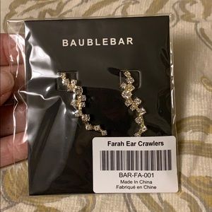 NWT Baublebar Farrah Ear Crawlers - Gold